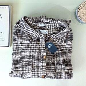 Hollister Boyfriend Fit Flannel Shaket